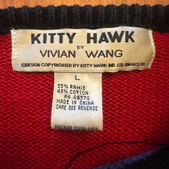 Kitty Hawk By Vivian Wang Colorful Sequin Sweater L - Picture 4 of 6